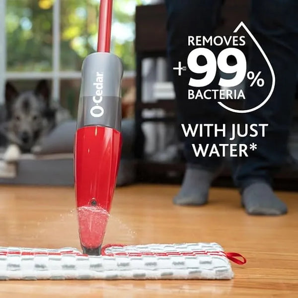 O-Cedar ProMist MAX Spray Mop Head Replacement | Machine Washable | Reusable | Microfiber Refill | Removes 99% of Bacteria