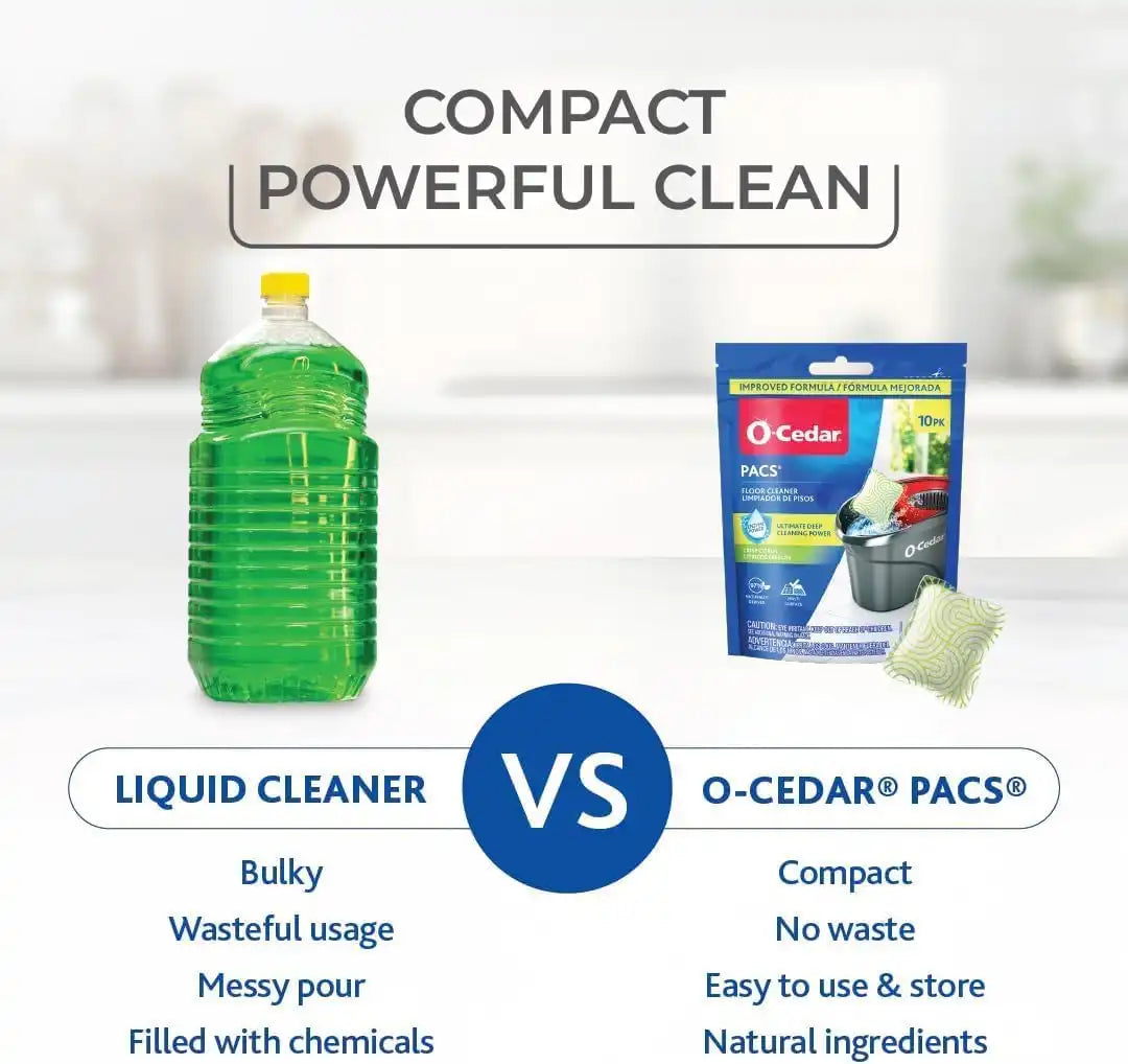 O-Cedar Floor Cleaning 40ct Pacs Citrus Scent 10ct (4-Packs) Secondary image