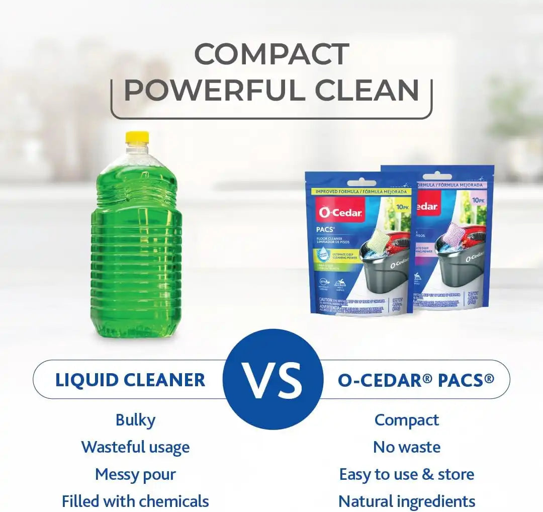 O-Cedar Floor Cleaning 40ct Pacs with Citrus Scent 10ct (2-Packs) and Lavender Scent 10ct (2-Packs) Secondary image