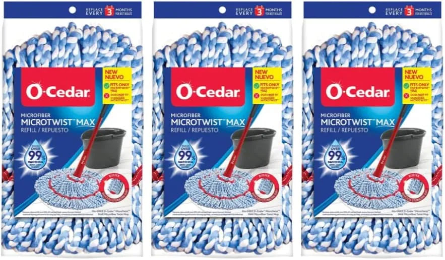 O-Cedar MicroTwist Microfiber Twist Mop Refill (Pack of 3) Main image