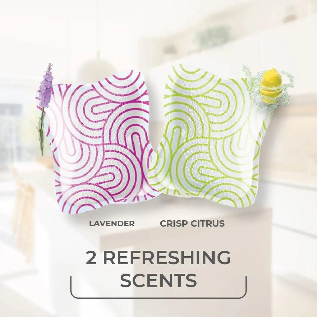 O-Cedar 2 Rinseclean Refills + 1 Citrus and 1 Lavender Pacs (Variety Pack)
