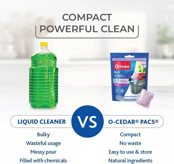 O-Cedar Floor Cleaning 30ct Pacs Lavender Scent 10ct (3-Packs)