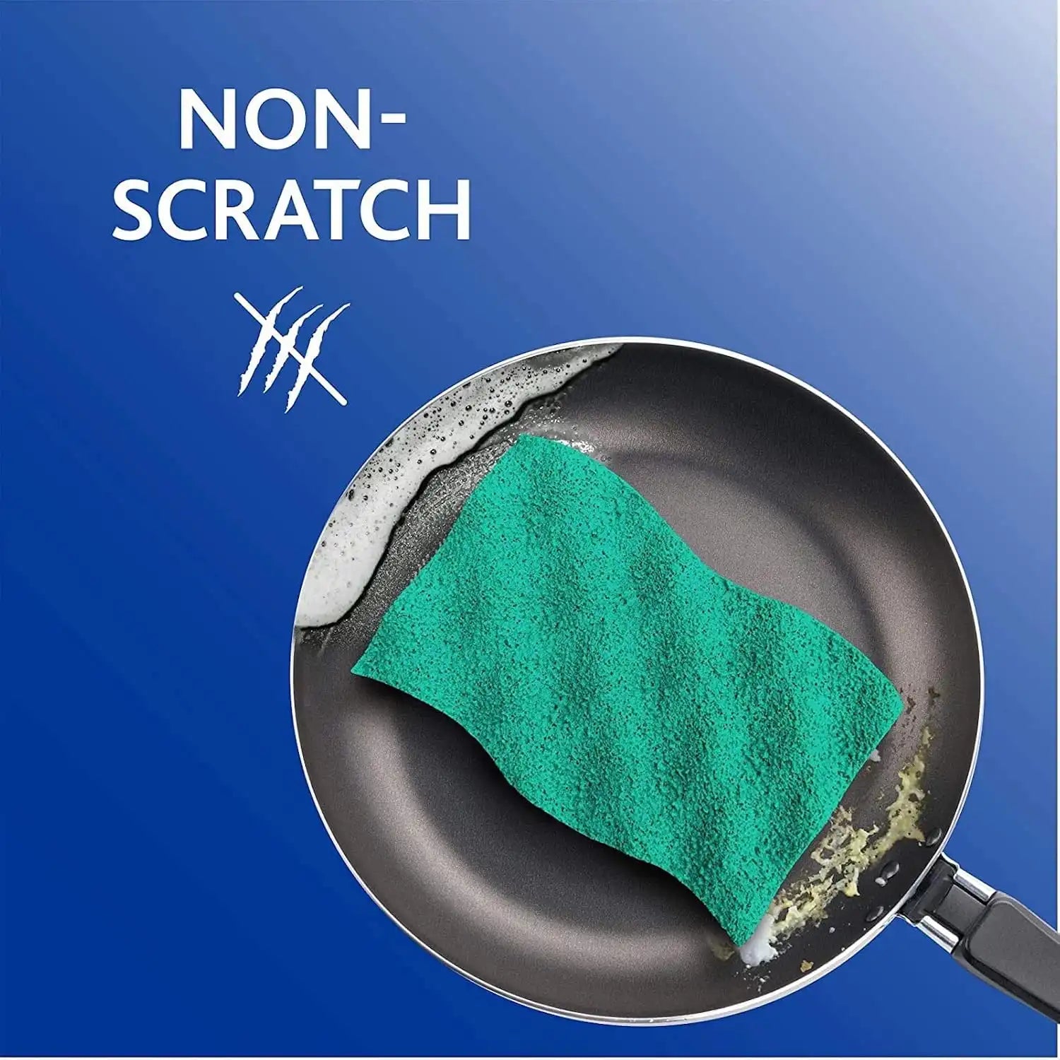 O-Cedar Scrunge Non-Scratch Scrub Sponge (Pack of 6) | Rinse-Clean Surface | Safe for Nonstick Cookware, Glass & All Hard Surfaces Secondary image