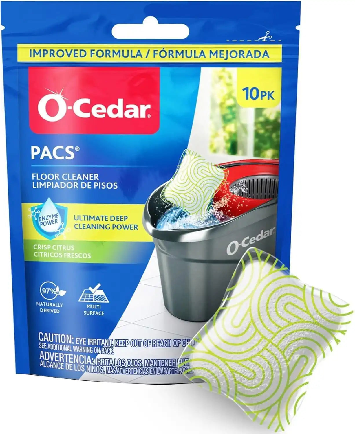 O-Cedar Floor Cleaning 30ct Pacs Citrus Scent 10ct (3-Packs) Secondary image