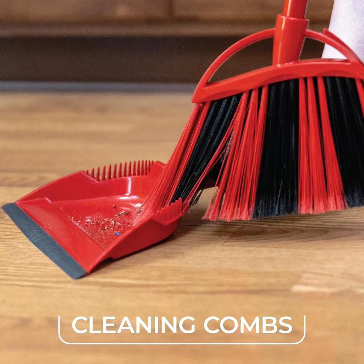 O-Cedar One Sweep Broom & Step-On Dustpan Set | Patented Wave Bristles Remove Over 99% of Dirt in One Pass | Lightweight & Quiet for Pet-Friendly Cleaning