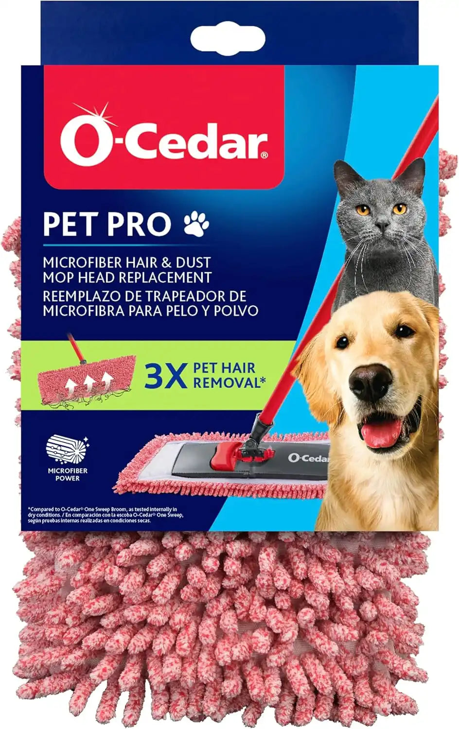 O-Cedar Pet Pro Hair & Dust Mop Refill 4/PDQ Main image