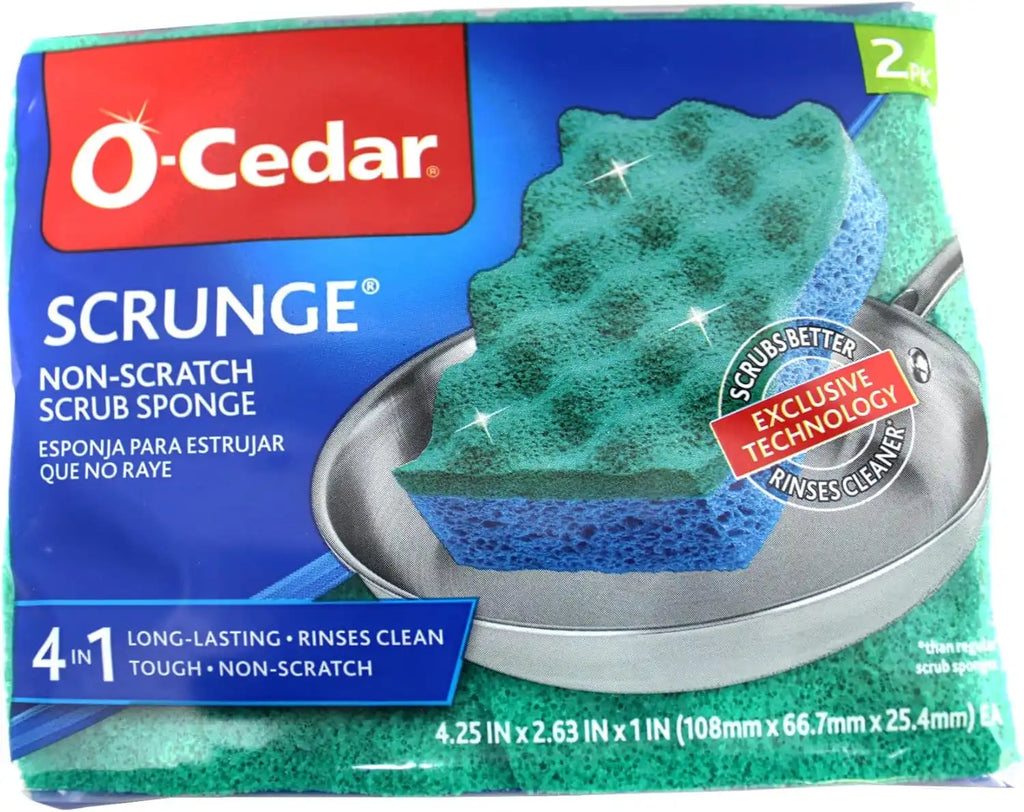 O-Cedar Multi-Use Scrunge Scrub Sponge (Pack - 18)