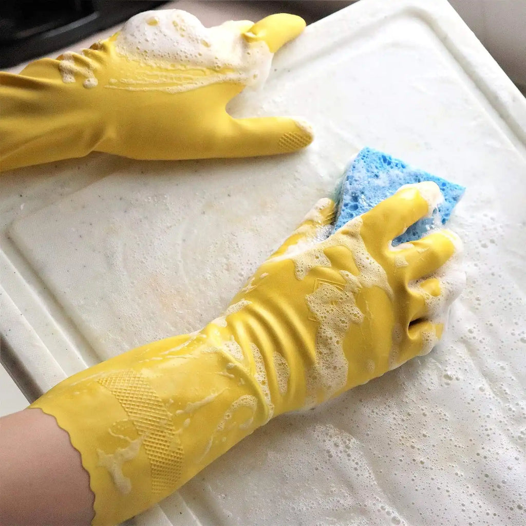 Playtex HandSaver Reuseable Rubber Cleaning Gloves (X-Large, 3 Pairs), Everyday Protection Reusable Household Gloves