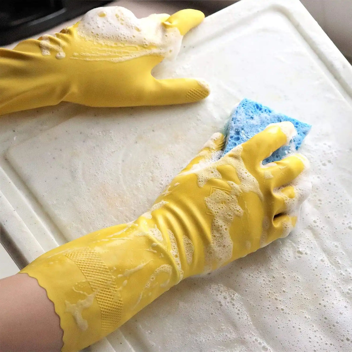 Playtex HandSaver Reuseable Rubber Cleaning Gloves (X-Large, 3 Pairs), Everyday Protection Reusable Household Gloves