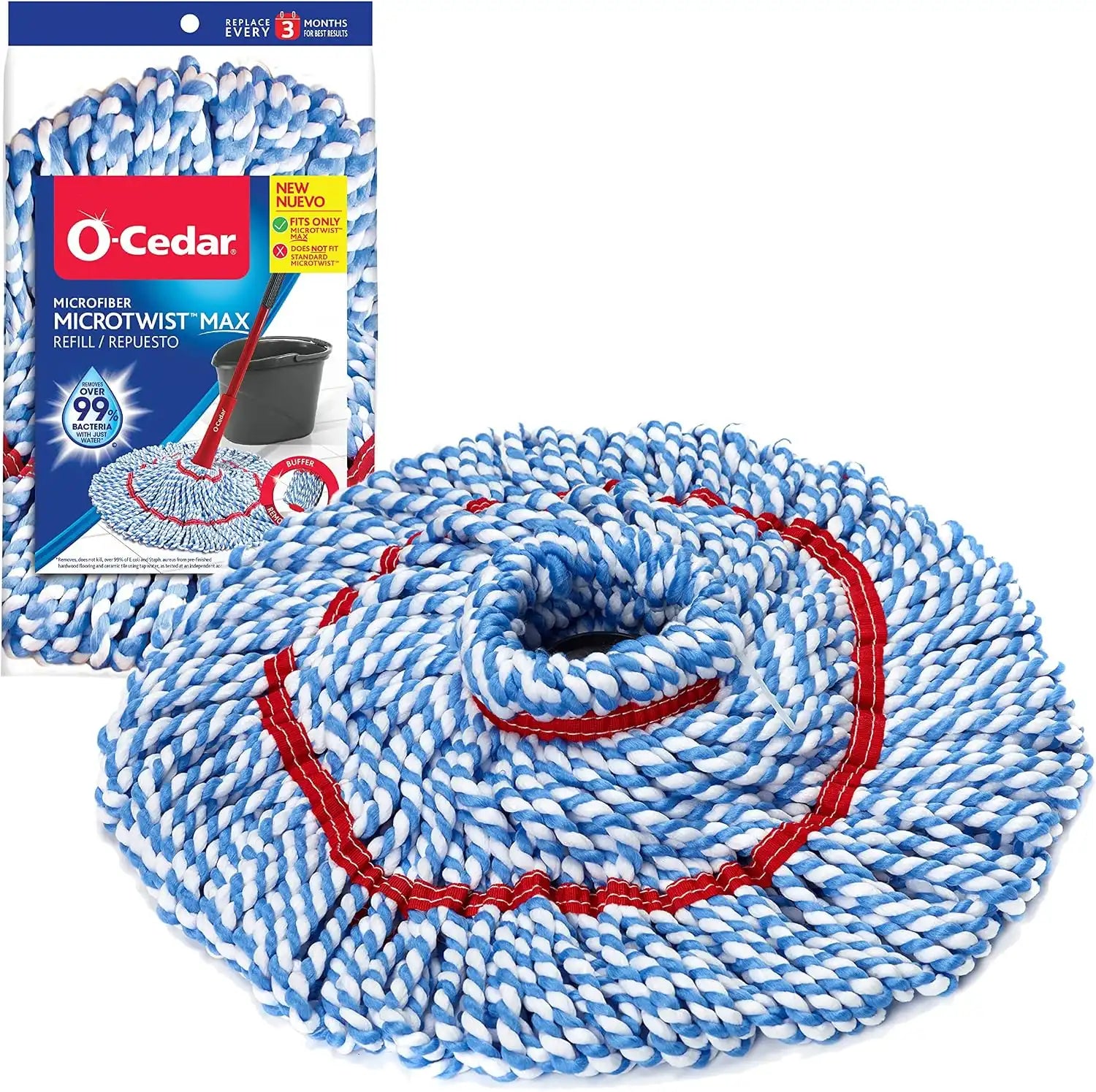 O-Cedar MicroTwist MAX Microfiber Refill (Pack of 12) Secondary image