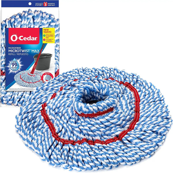 O-Cedar MicroTwist MAX Microfiber Refill (Pack of 12)