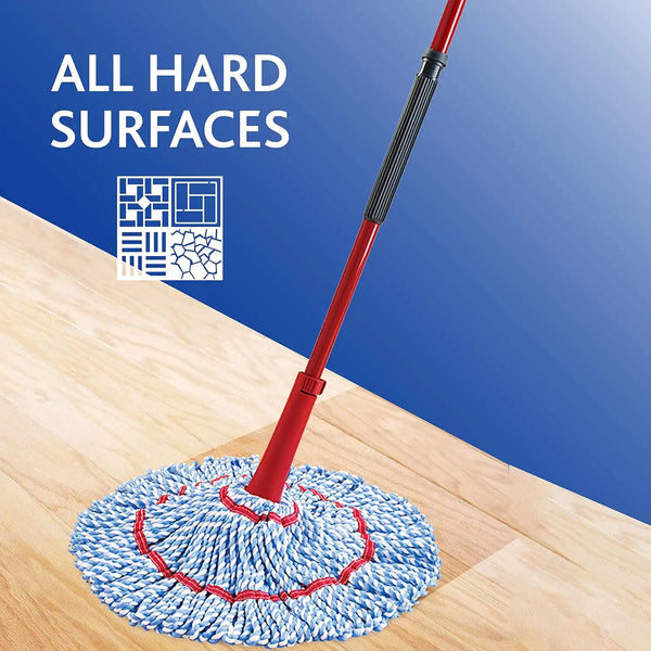O-Cedar MicroTwist Microfiber Twist Mop with 2 Extra Refills